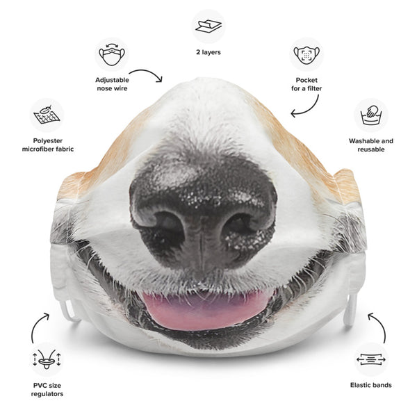 Corgi Pattern Face Mask