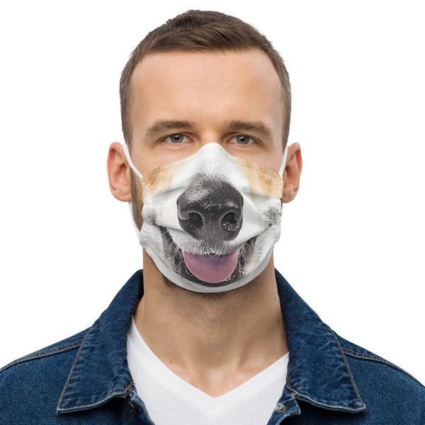 Corgi Pattern Face Mask