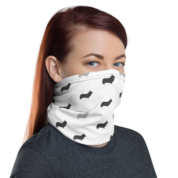 Corgi Silhouette Neck Gaiter