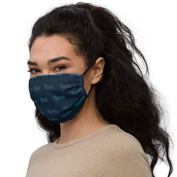 Corgi Pattern Face Mask
