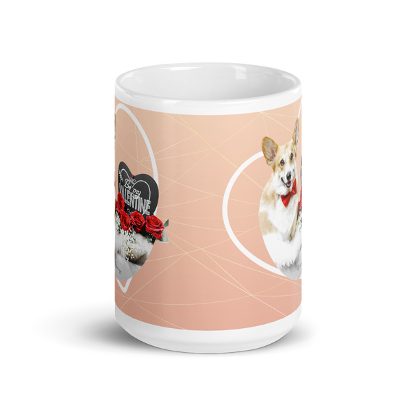 Corgi Valentine Mug