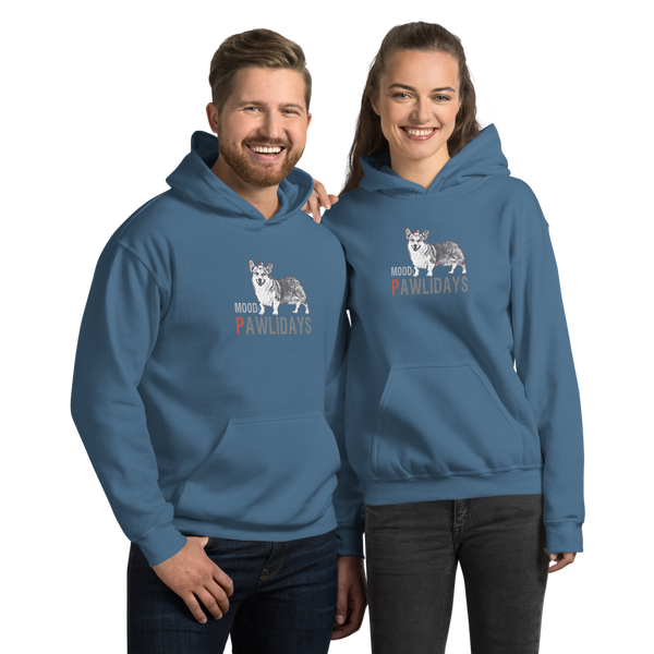 Unisex: Mood: Pawlidays Corgi Hoodie
