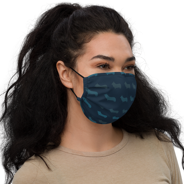 Corgi Pattern Face Mask