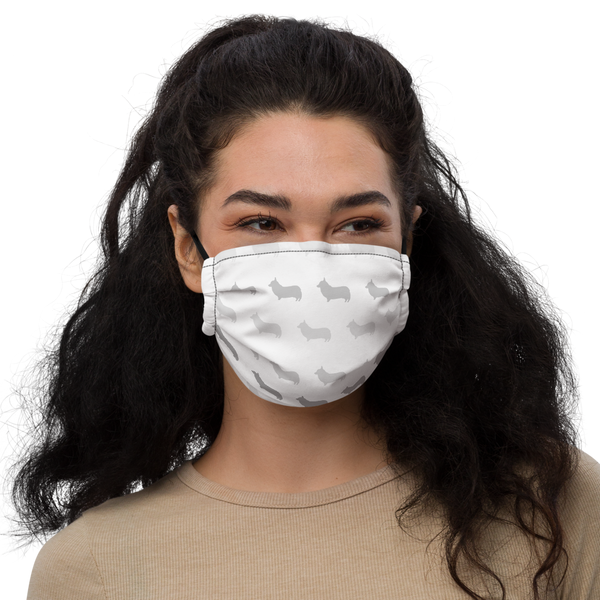 Corgi Pattern Face Mask