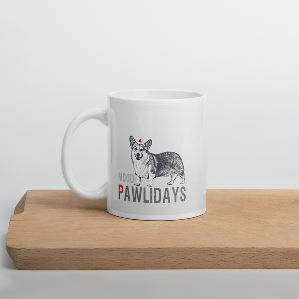 Corgi Holiday Mug - Mood: Pawlidays