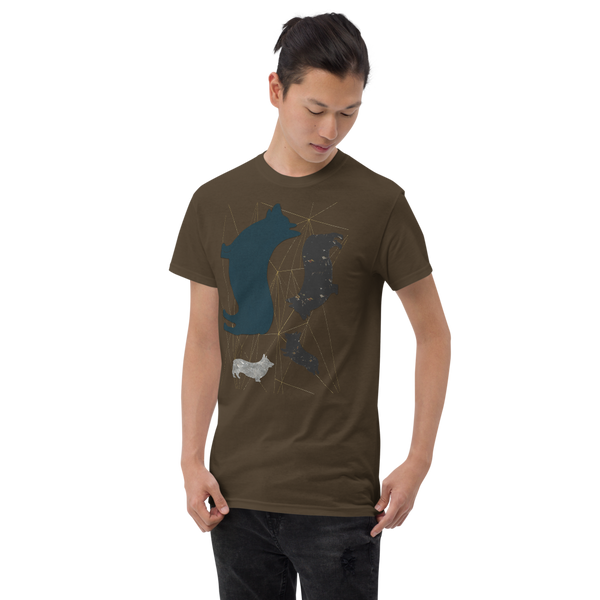 Mens: Modern Corgi Silhouette T-Shirt