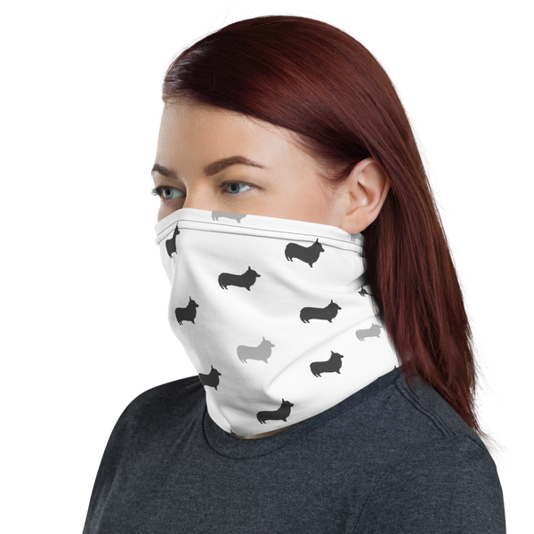 Corgi Silhouette Neck Gaiter