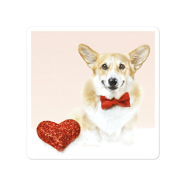 Sweet Corgi Bubble-free stickers