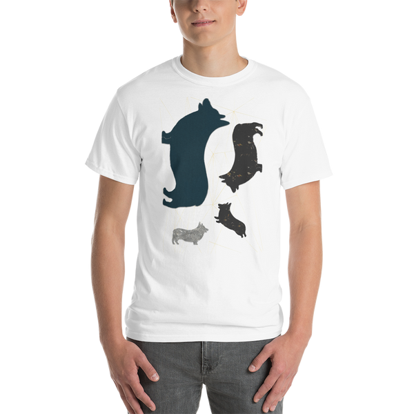 Mens: Modern Corgi Silhouette T-Shirt