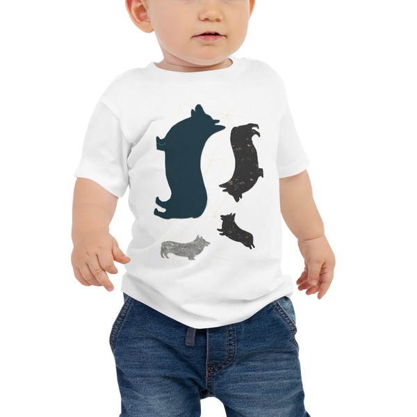 Babies: Modern Corgi Silhouette Jersey T-shirt