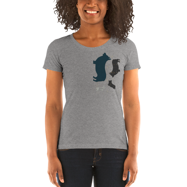 Womens: Modern Corgi Silhouette T-shirt
