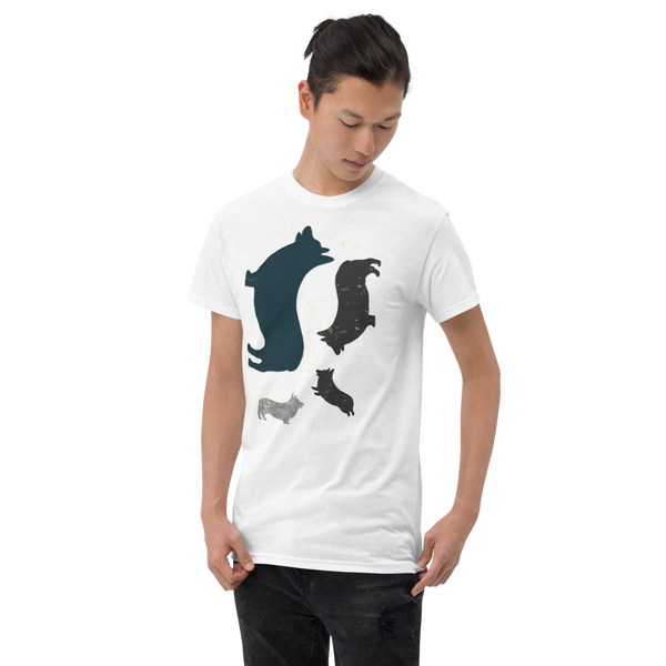 Mens: Modern Corgi Silhouette T-Shirt