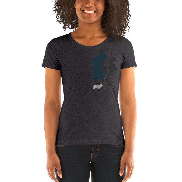 Womens: Modern Corgi Silhouette T-shirt