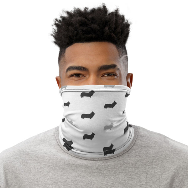 Corgi Silhouette Neck Gaiter