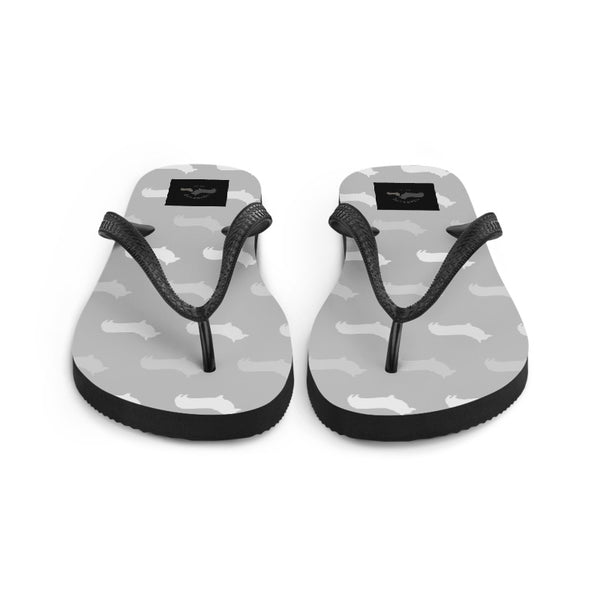 Corgi Pattern Flip-Flops