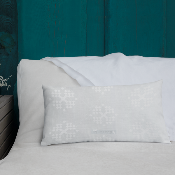 Corgi Premium Pillow - Corgi in the Pawlidays Mood