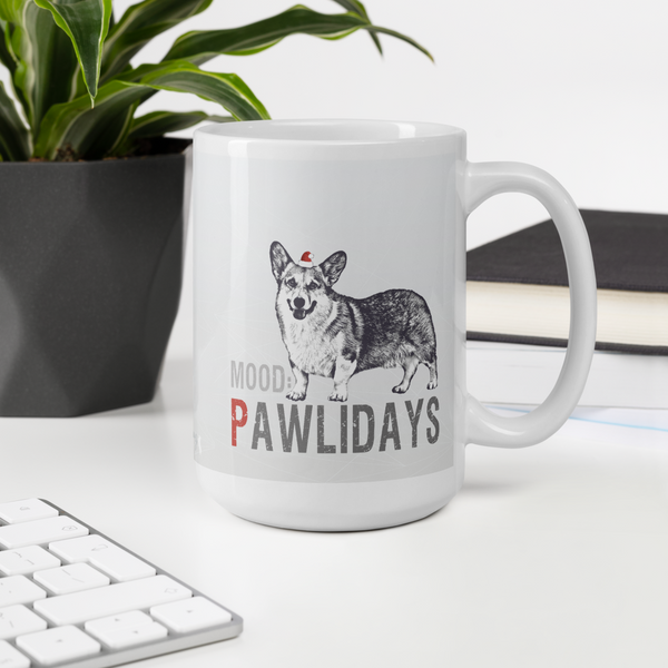 Corgi Holiday Mug - Mood: Pawlidays