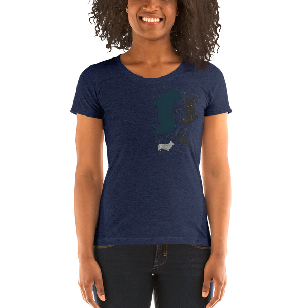 Womens: Modern Corgi Silhouette T-shirt