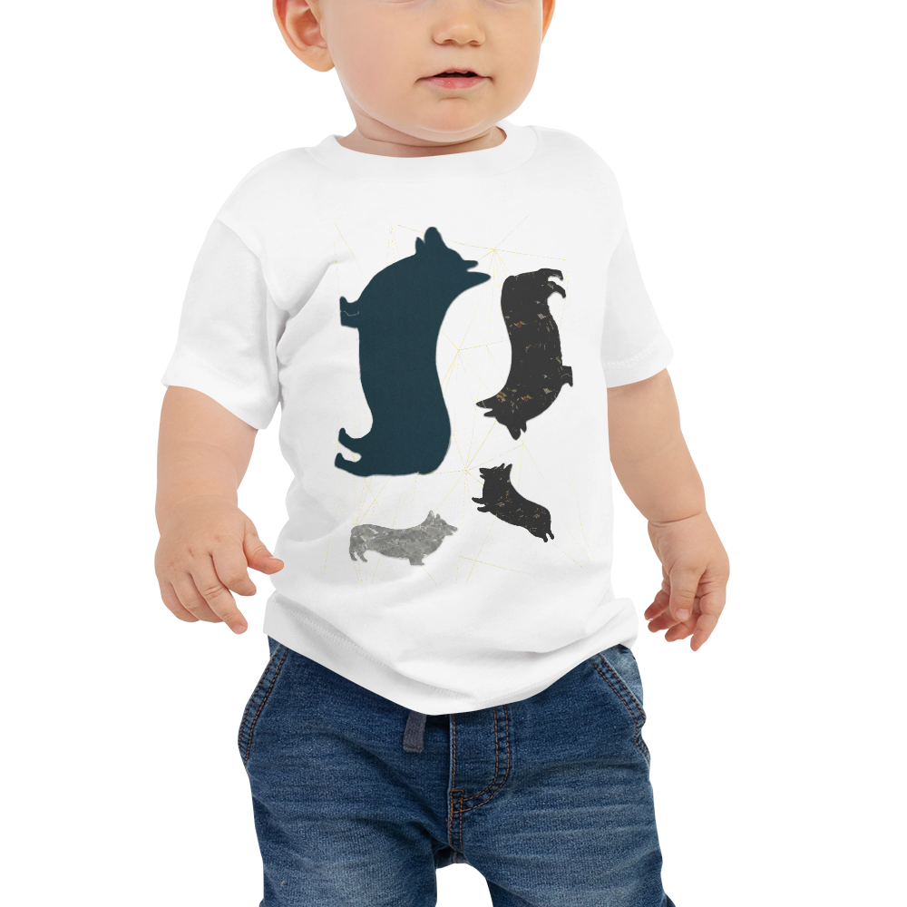 Babies: Modern Corgi Silhouette Jersey T-shirt