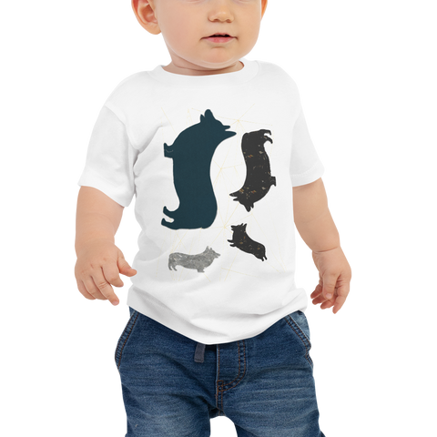 Babies: Modern Corgi Silhouette Jersey T-shirt