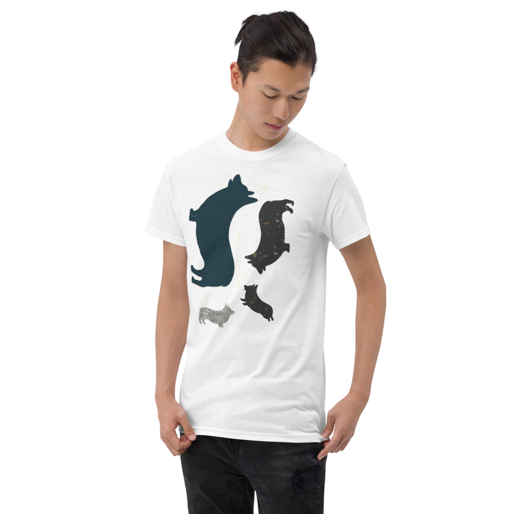 Mens: Modern Corgi Silhouette T-Shirt